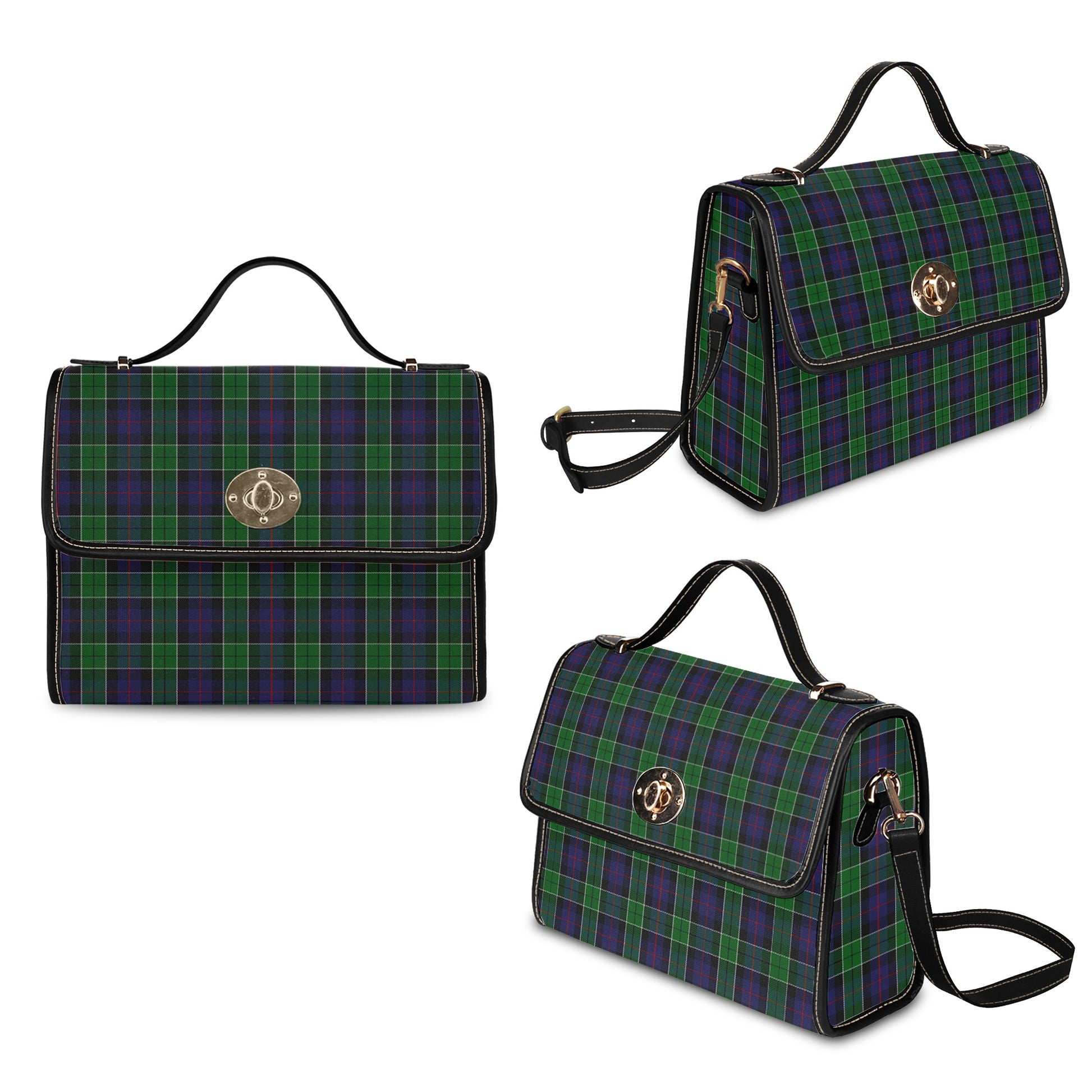 leslie-hunting-tartan-leather-strap-waterproof-canvas-bag