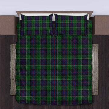 Leslie Hunting Tartan Quilt Bed Set