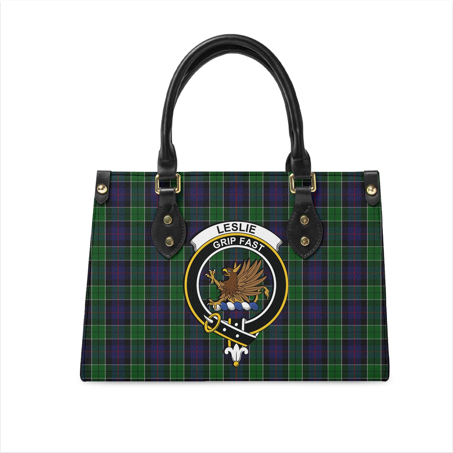 leslie-hunting-tartan-leather-bag-with-family-crest