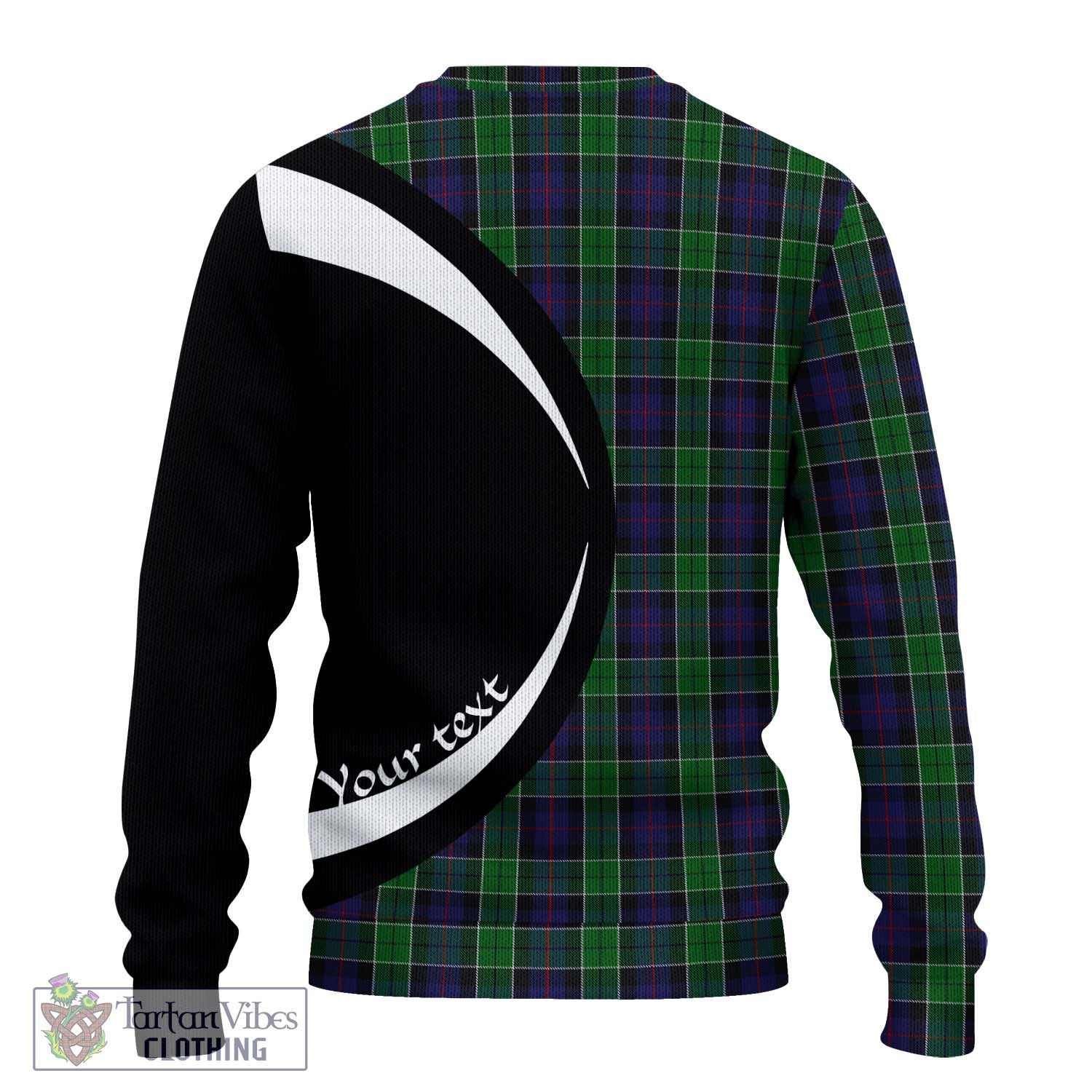 Leslie Hunting Tartan Ugly Sweater with Family Crest Circle Style - Tartan Vibes Clothing