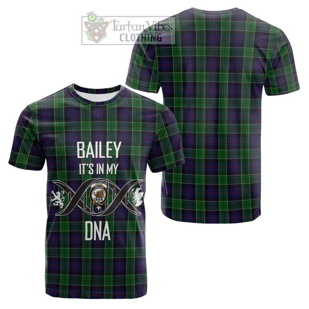 Tartan Vibes Clothing Leslie Hunting Tartan Cotton T-shirt with Family Crest DNA In Me Style