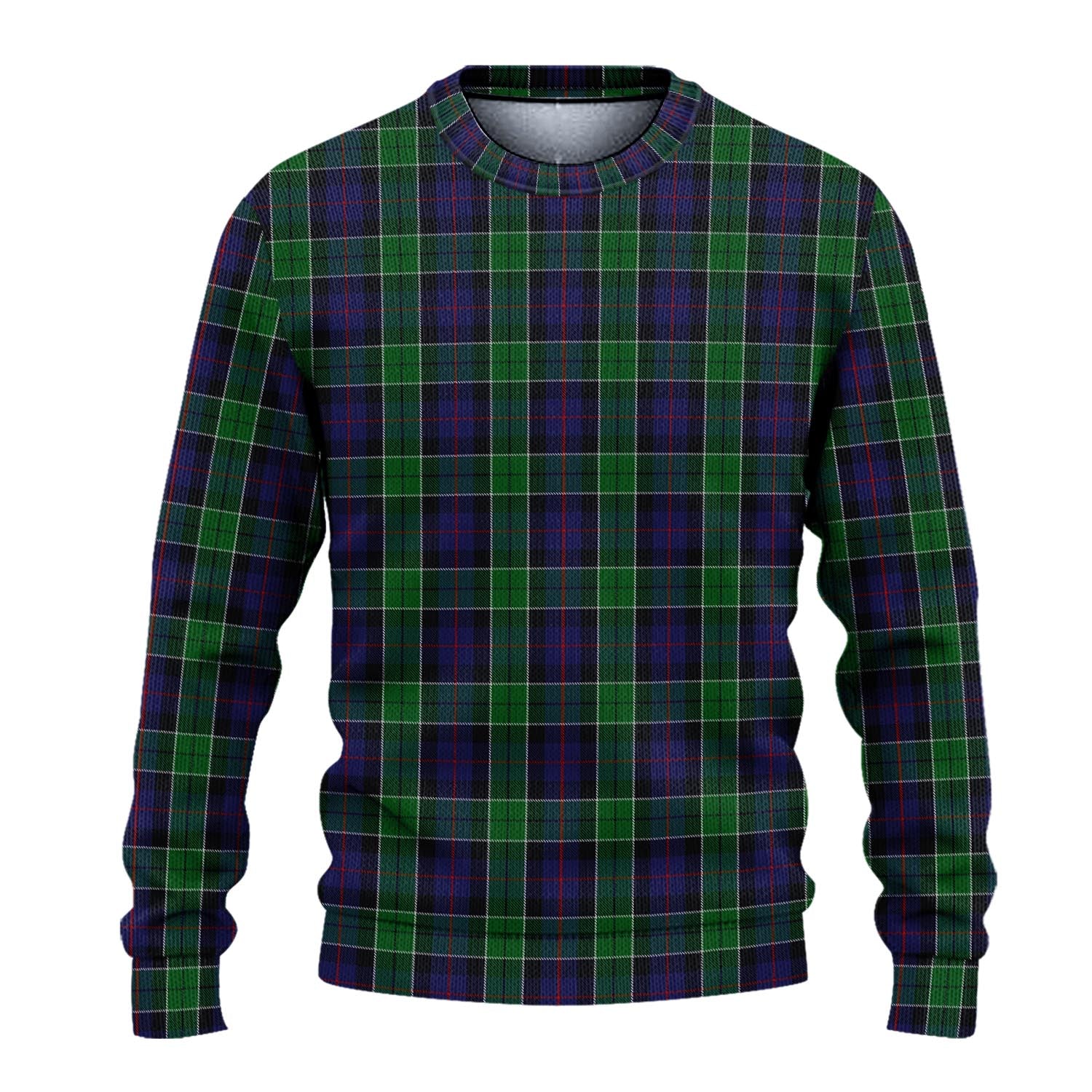 Leslie Hunting Tartan Knitted Sweater - Tartanvibesclothing