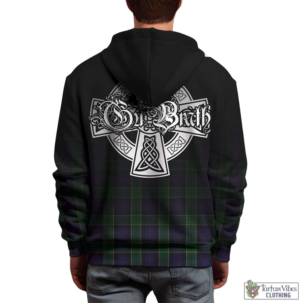 Tartan Vibes Clothing Leslie Hunting Tartan Hoodie Featuring Alba Gu Brath Family Crest Celtic Inspired