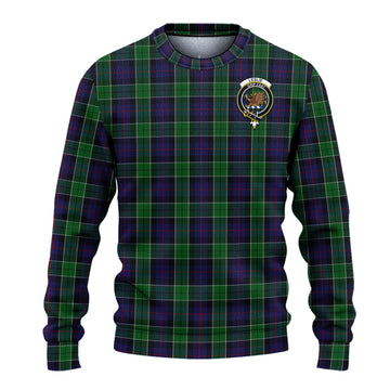 Leslie Hunting Tartan Ugly Sweater with Family Crest