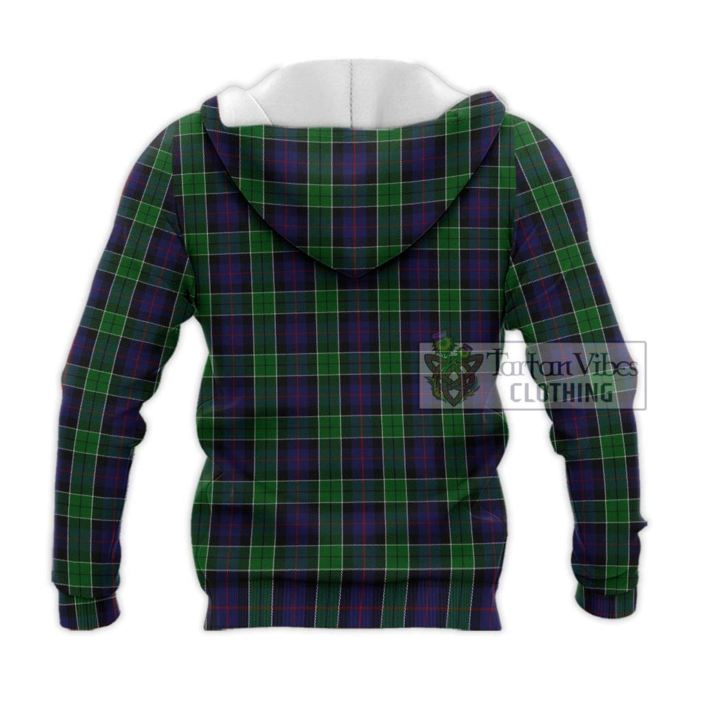 Leslie Hunting Tartan Knitted Hoodie with Family Crest DNA In Me Style - Tartanvibesclothing Shop