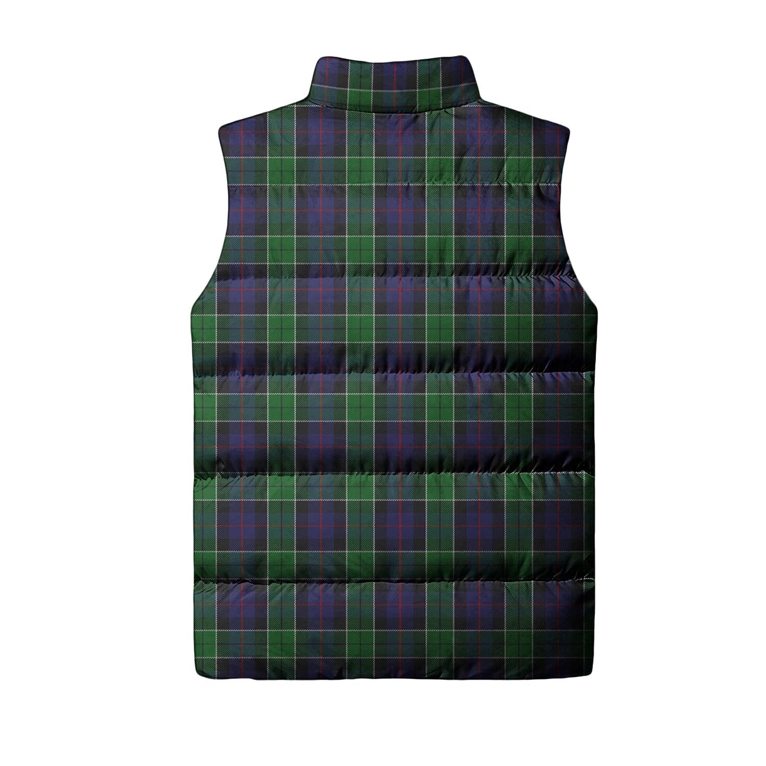 Leslie Hunting Tartan Sleeveless Puffer Jacket - Tartanvibesclothing