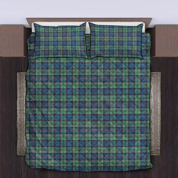 Leslie Hunting Ancient Tartan Quilt Bed Set