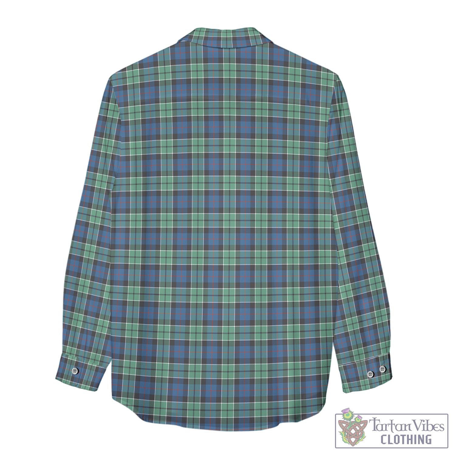 Tartan Vibes Clothing Leslie Hunting Ancient Tartan Womens Casual Shirt with Family Crest