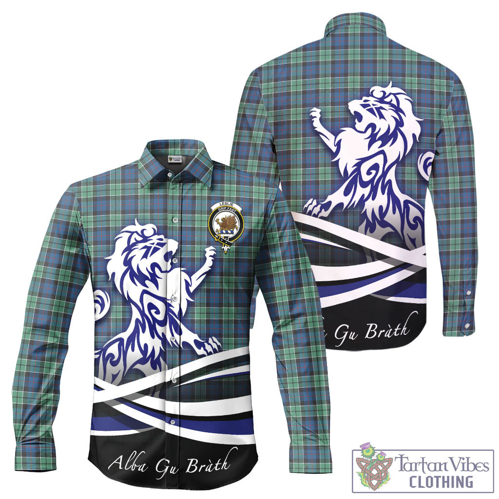 leslie-hunting-ancient-tartan-long-sleeve-button-up-shirt-with-alba-gu-brath-regal-lion-emblem