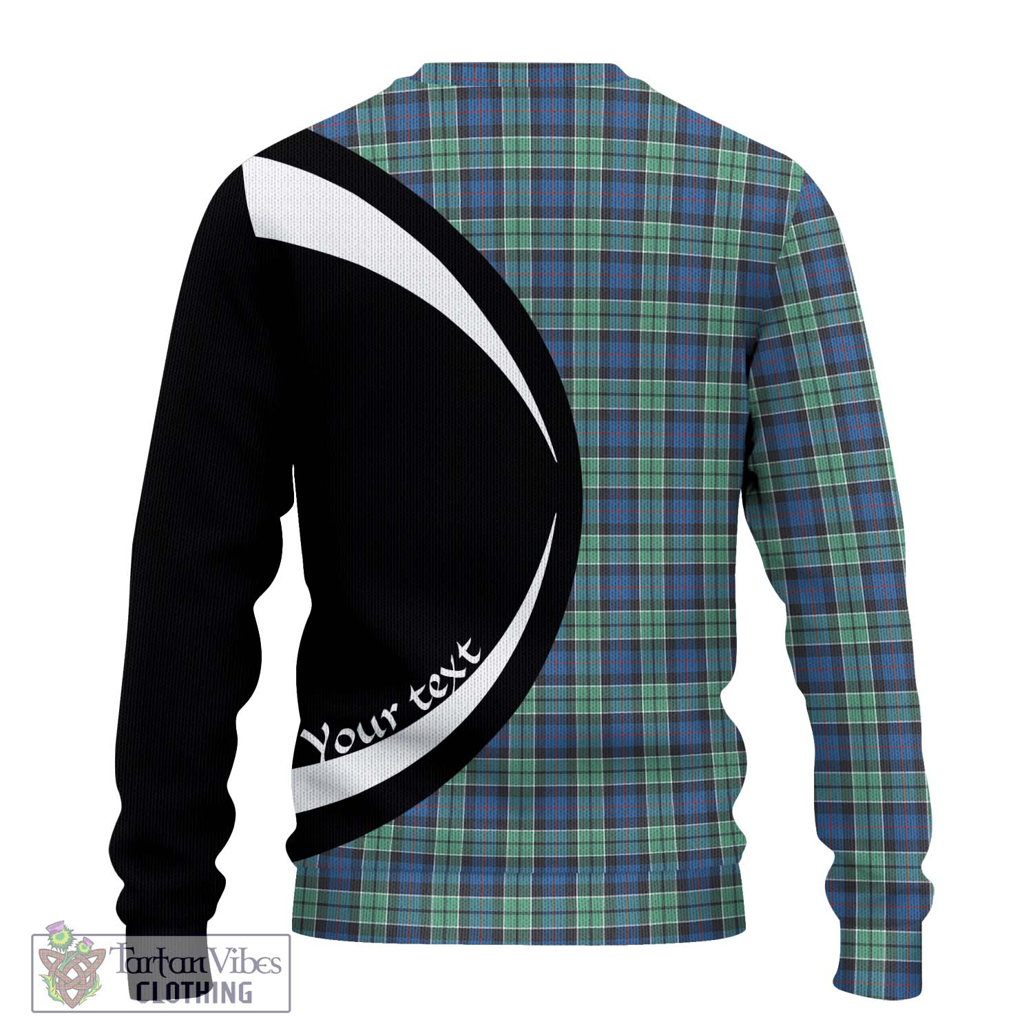 Leslie Hunting Ancient Tartan Ugly Sweater with Family Crest Circle Style - Tartan Vibes Clothing