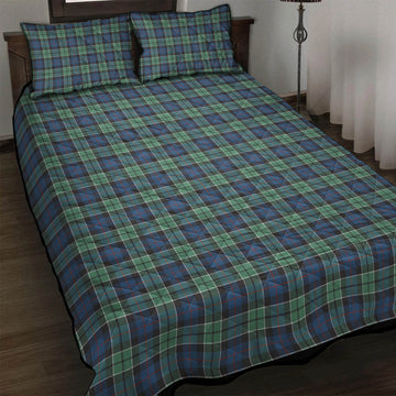 Leslie Hunting Ancient Tartan Quilt Bed Set