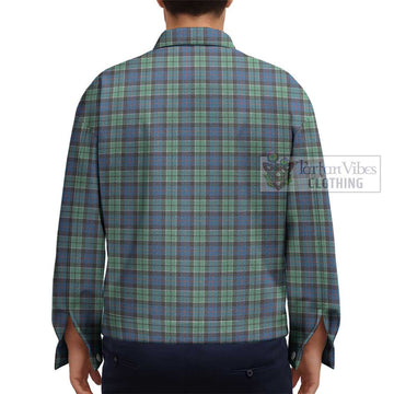 Leslie Hunting Ancient Tartan Unisex Lapel Cotton Jacket