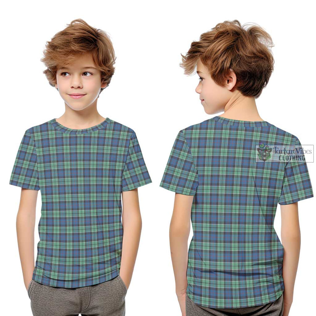 Leslie Hunting Ancient Tartan Kid T-Shirt - Tartanvibesclothing Shop