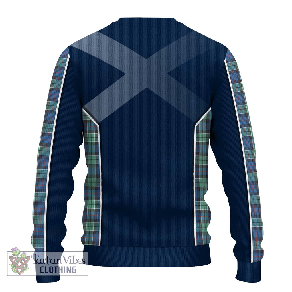 Leslie Hunting Ancient Tartan Knitted Sweater with Family Crest and Lion Rampant Vibes Sport Style - Tartan Vibes Clothing