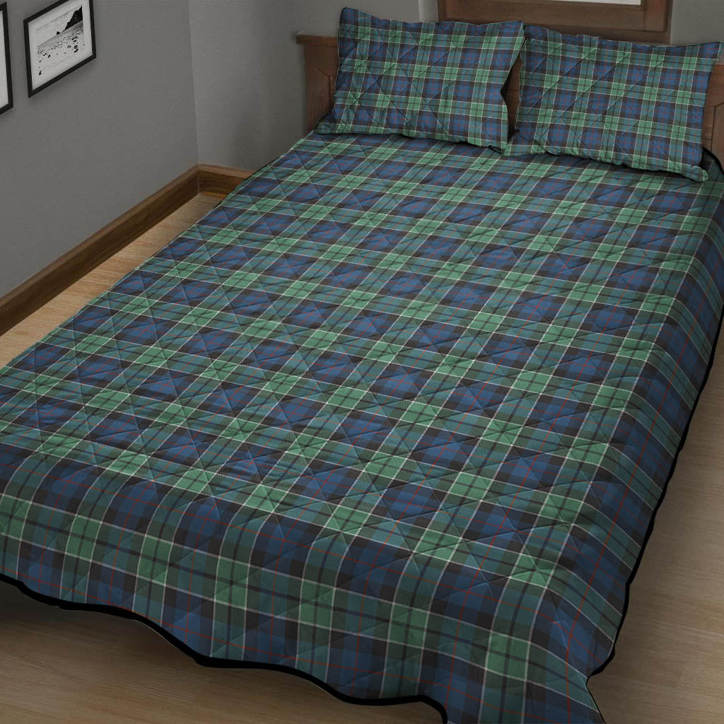 Leslie Hunting Ancient Tartan Quilt Bed Set - Tartan Vibes Clothing