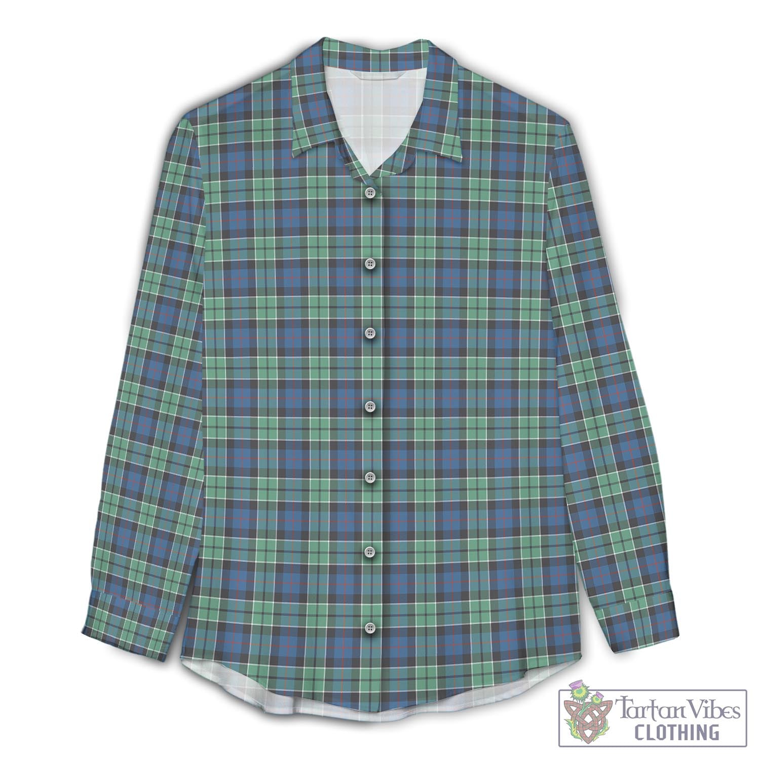 Leslie Hunting Ancient Tartan Womens Casual Shirt