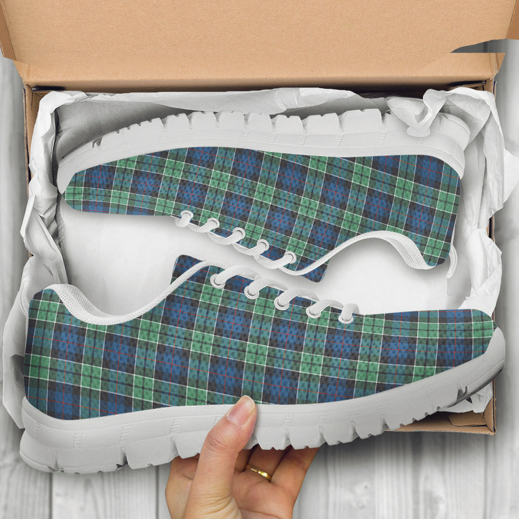 Leslie Hunting Ancient Tartan Sneakers - Tartan Vibes Clothing