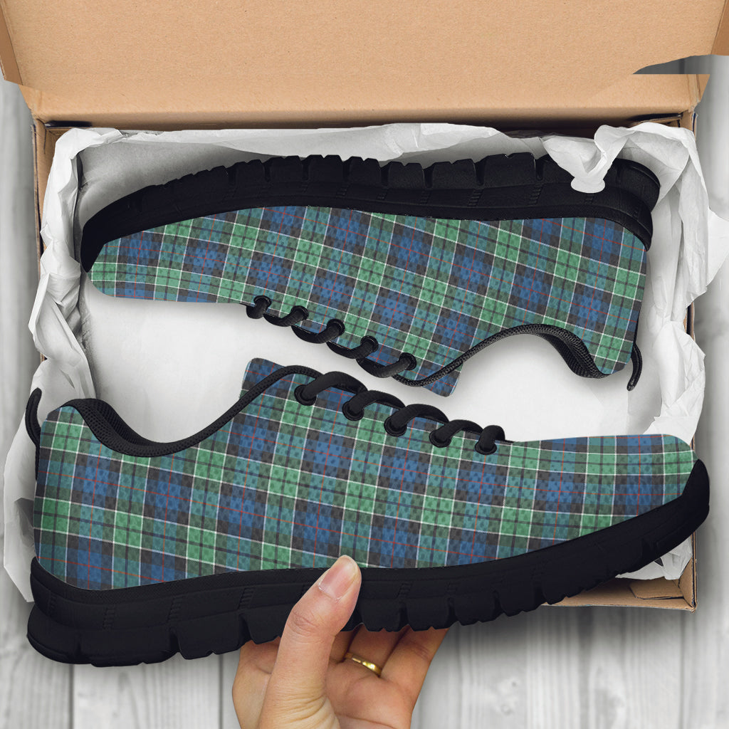 Leslie Hunting Ancient Tartan Sneakers - Tartan Vibes Clothing