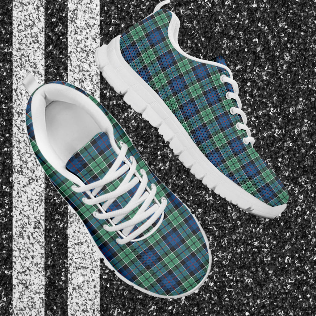 Leslie Hunting Ancient Tartan Sneakers - Tartan Vibes Clothing