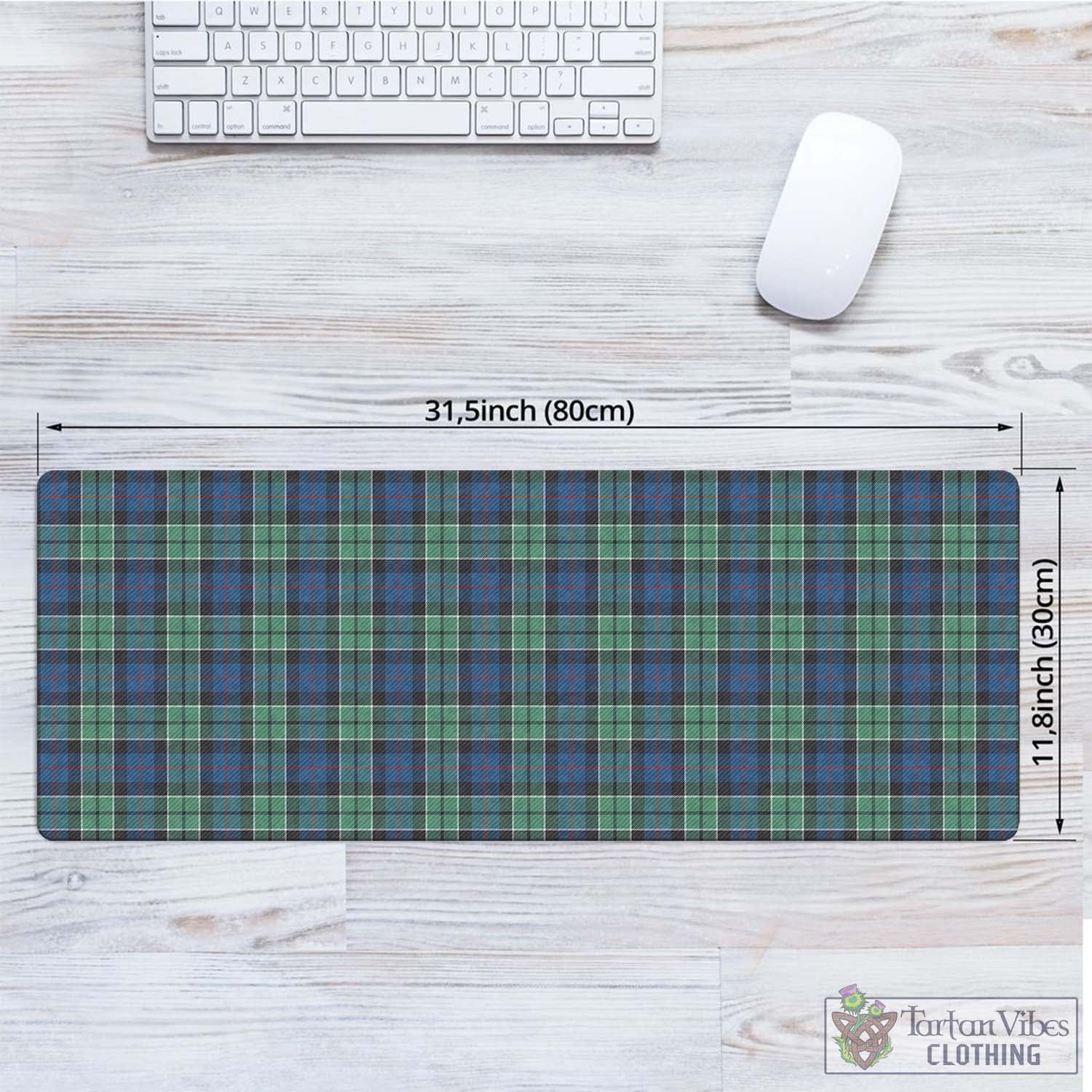 Tartan Vibes Clothing Leslie Hunting Ancient Tartan Mouse Pad