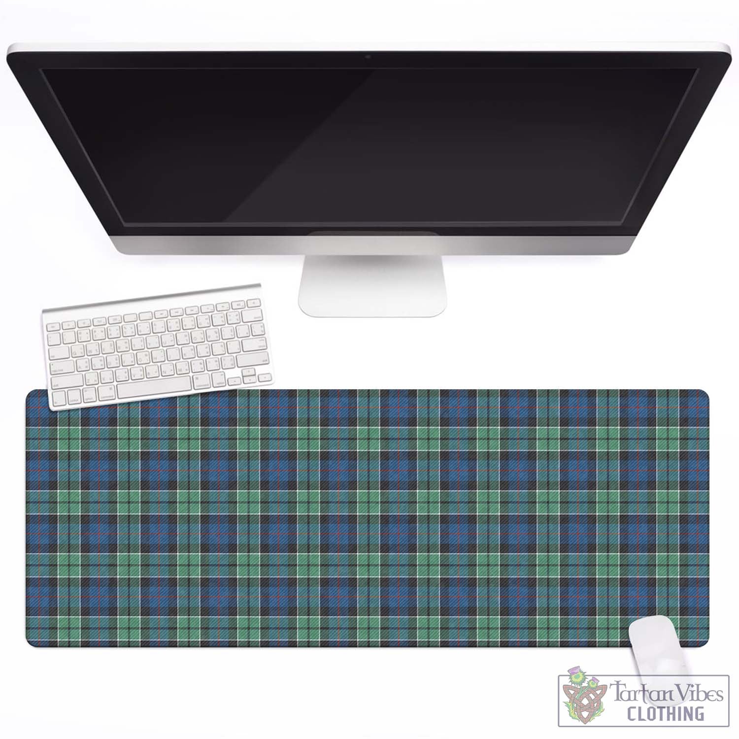 Tartan Vibes Clothing Leslie Hunting Ancient Tartan Mouse Pad