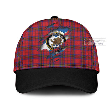 Leslie Tartan Classic Cap with Family Crest In Me Style