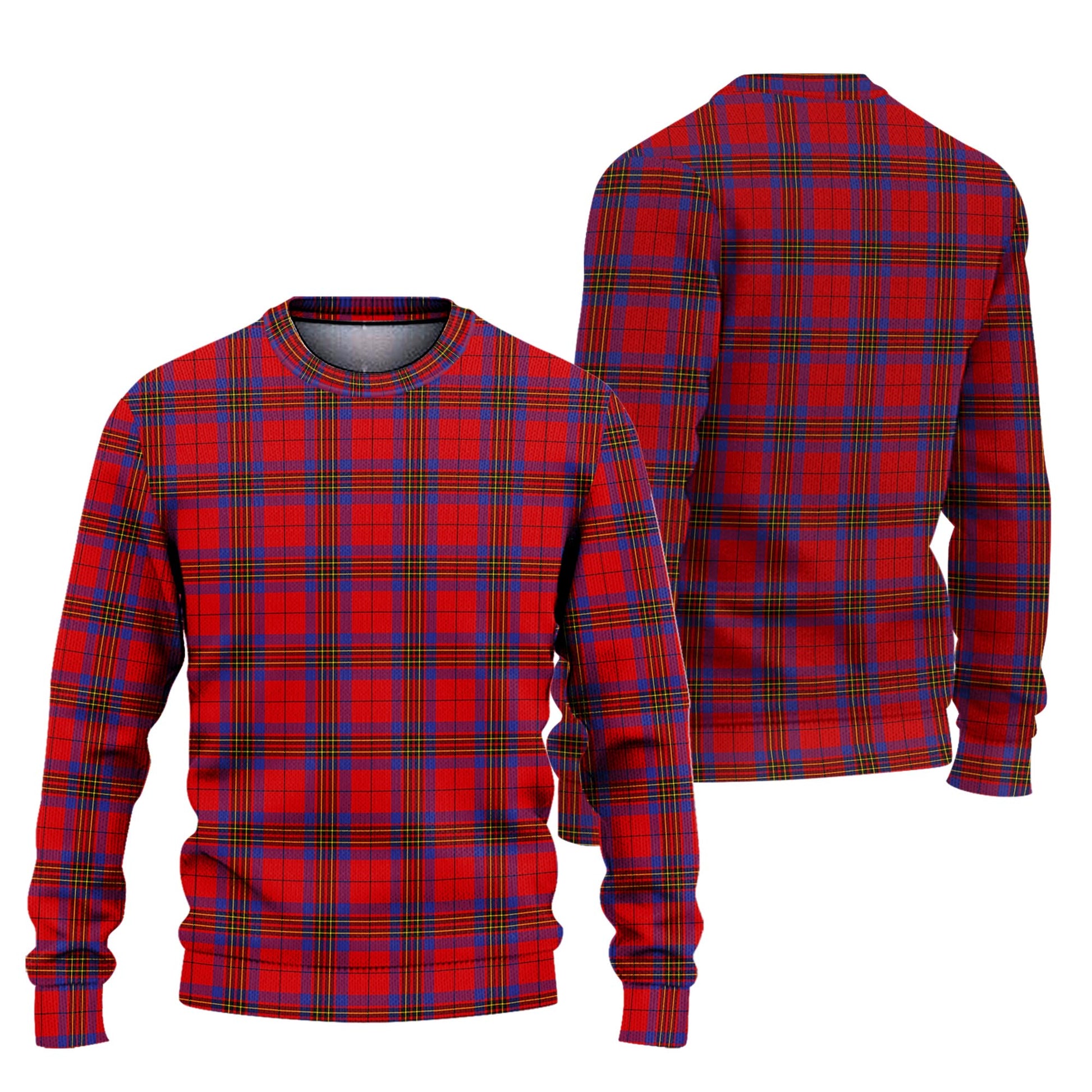 Leslie Modern Tartan Knitted Sweater Unisex - Tartanvibesclothing