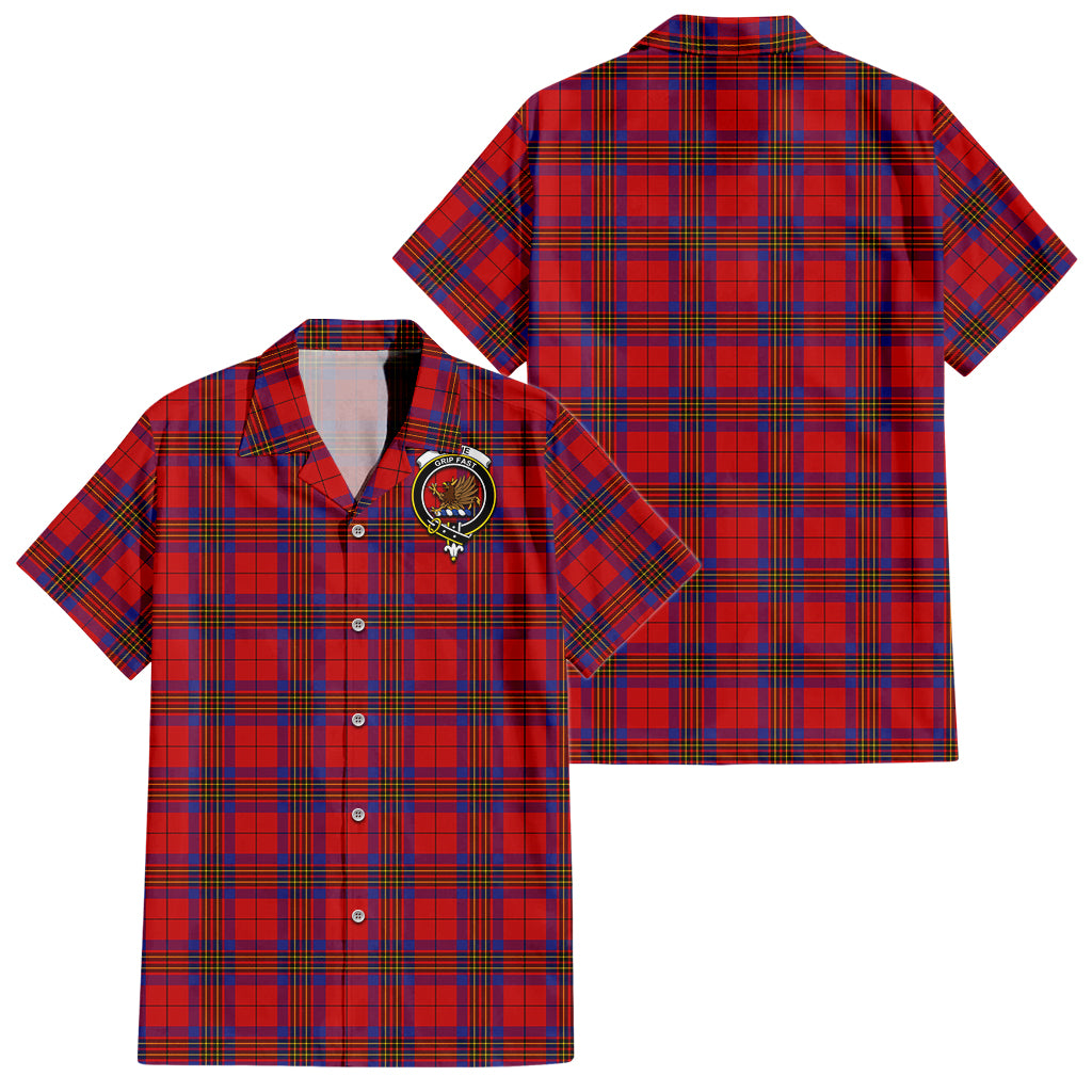 leslie-modern-tartan-short-sleeve-button-down-shirt-with-family-crest