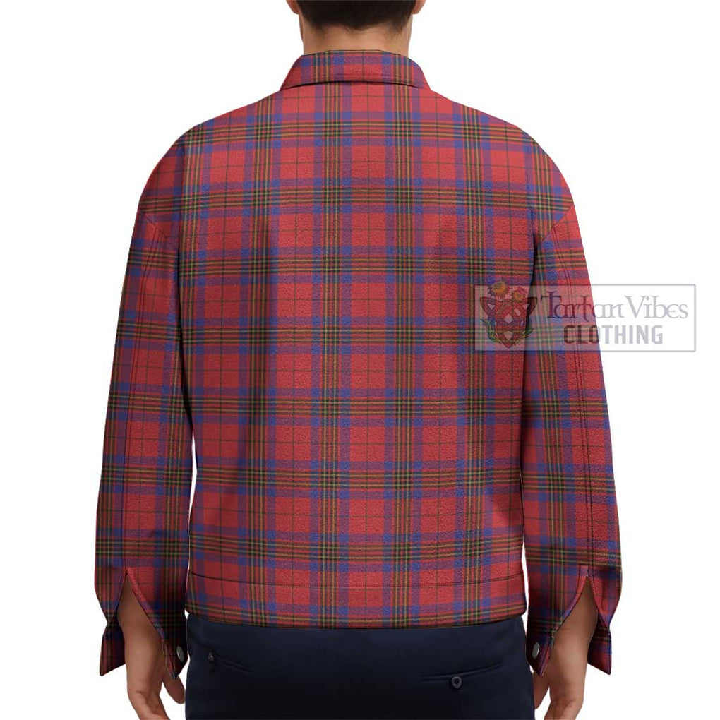 Leslie Tartan Unisex Lapel Cotton Jacket - Tartan Vibes Clothing