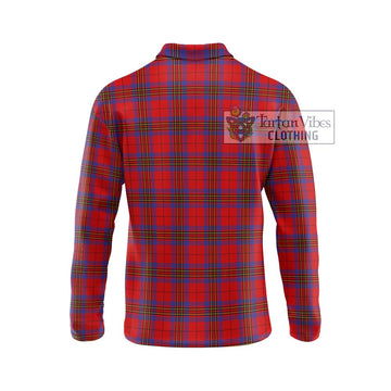 Leslie Tartan Long Sleeve Polo Shirt with Family Crest DNA In Me Style