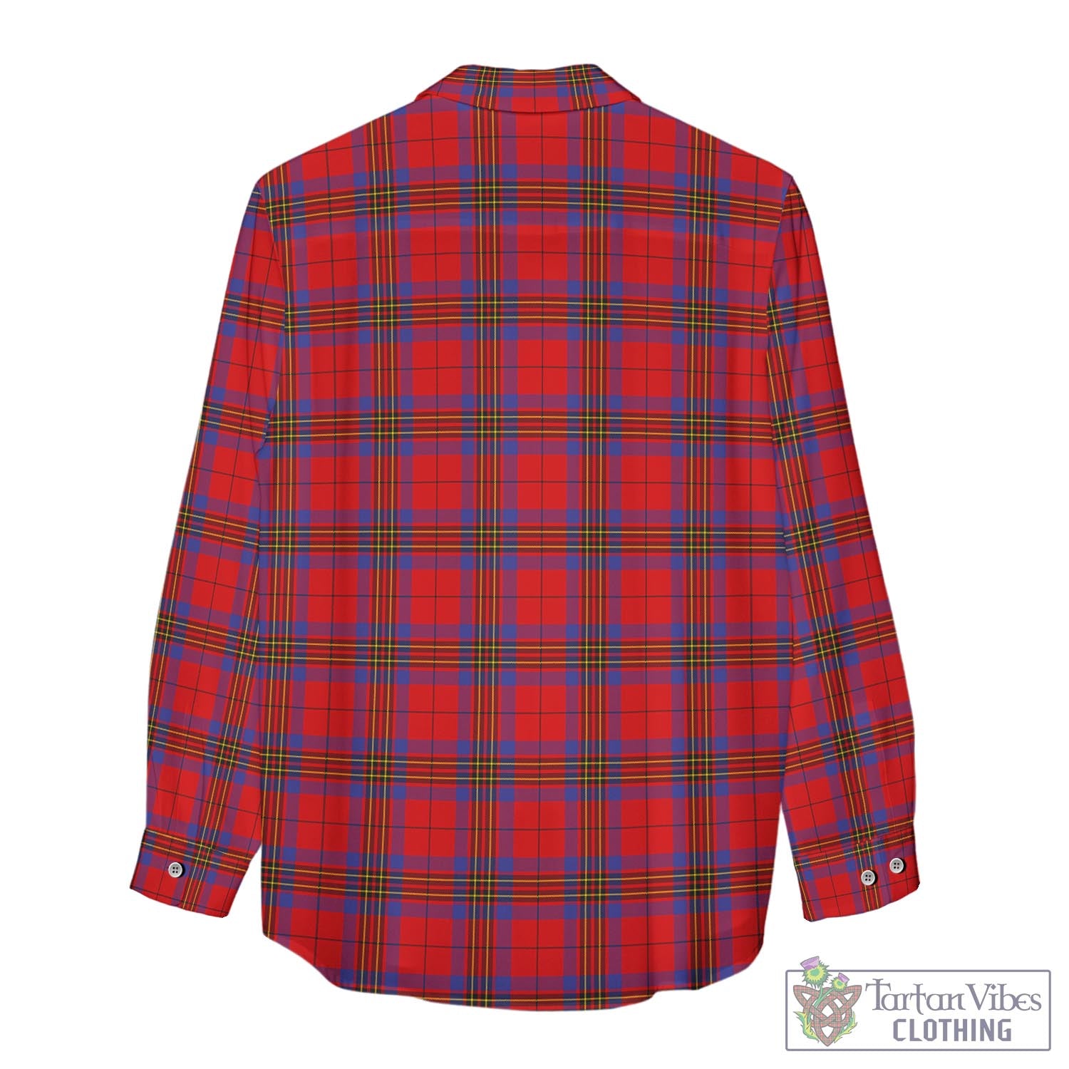 Tartan Vibes Clothing Leslie Modern Tartan Womens Casual Shirt with Family Crest