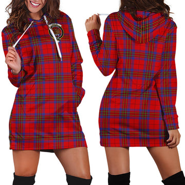 Leslie Tartan Hoodie Dress with Family Crest