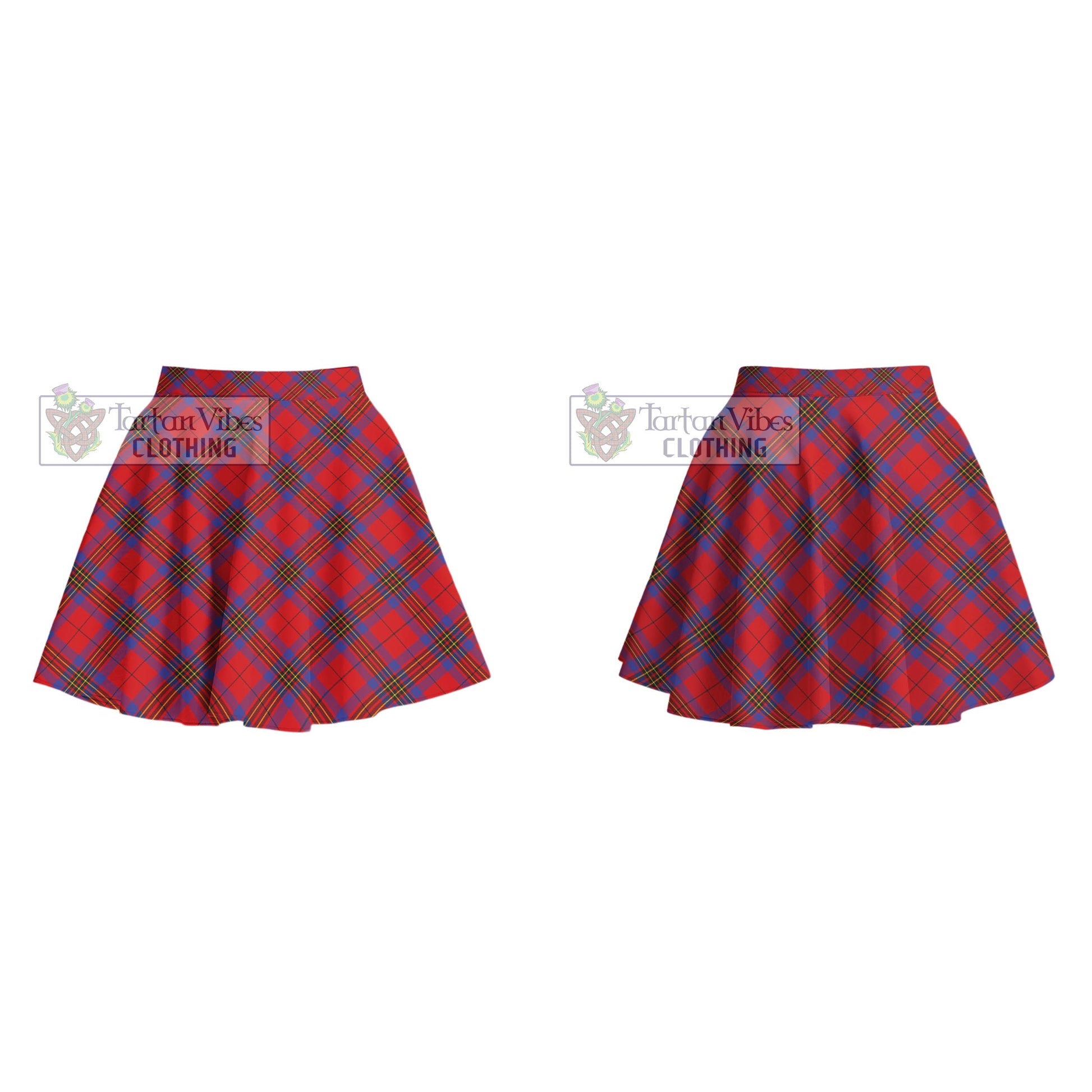 Tartan Vibes Clothing Leslie Modern Tartan Women's Plated Mini Skirt