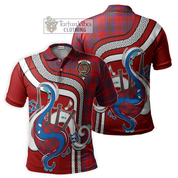 Leslie Tartan Polo Shirt with Epic Bagpipe Style