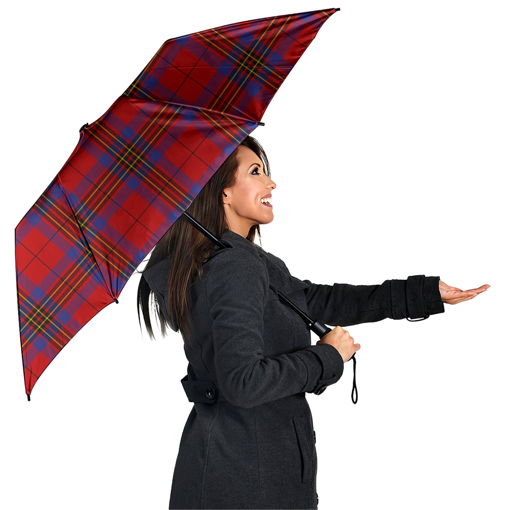 Leslie Modern Tartan Umbrella - Tartanvibesclothing