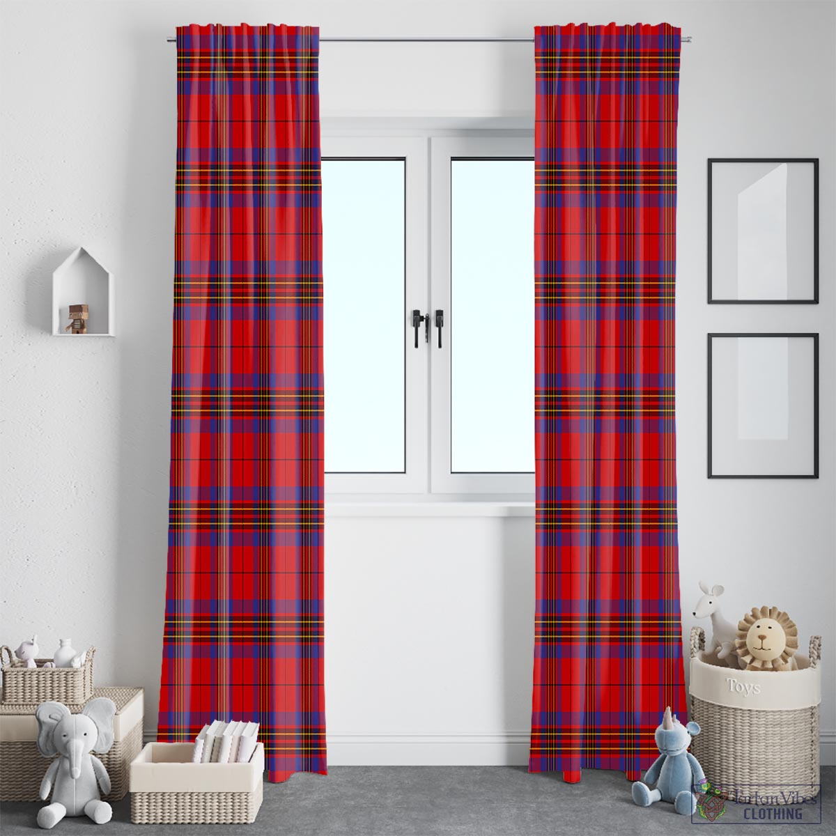 Leslie Modern Tartan Window Curtain