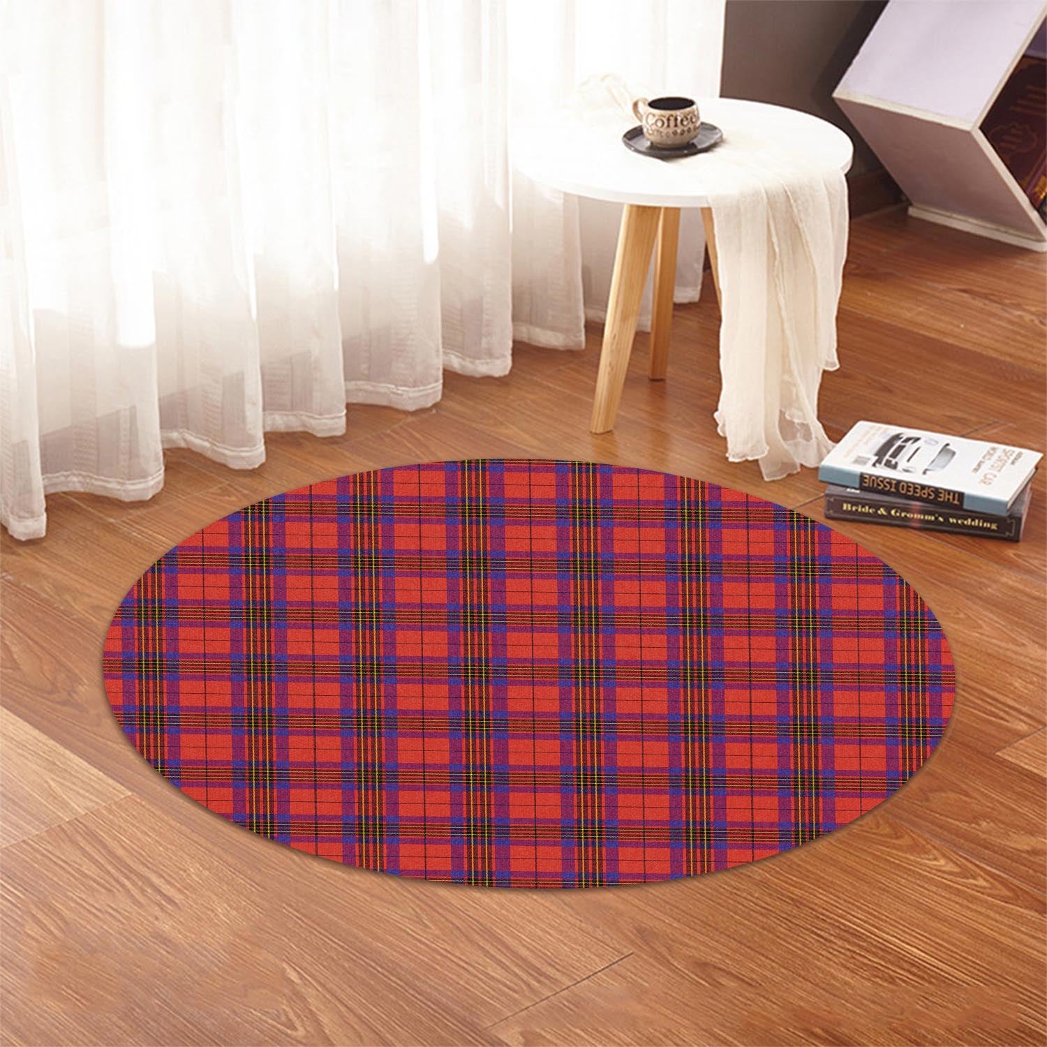 leslie-modern-tartan-round-rug