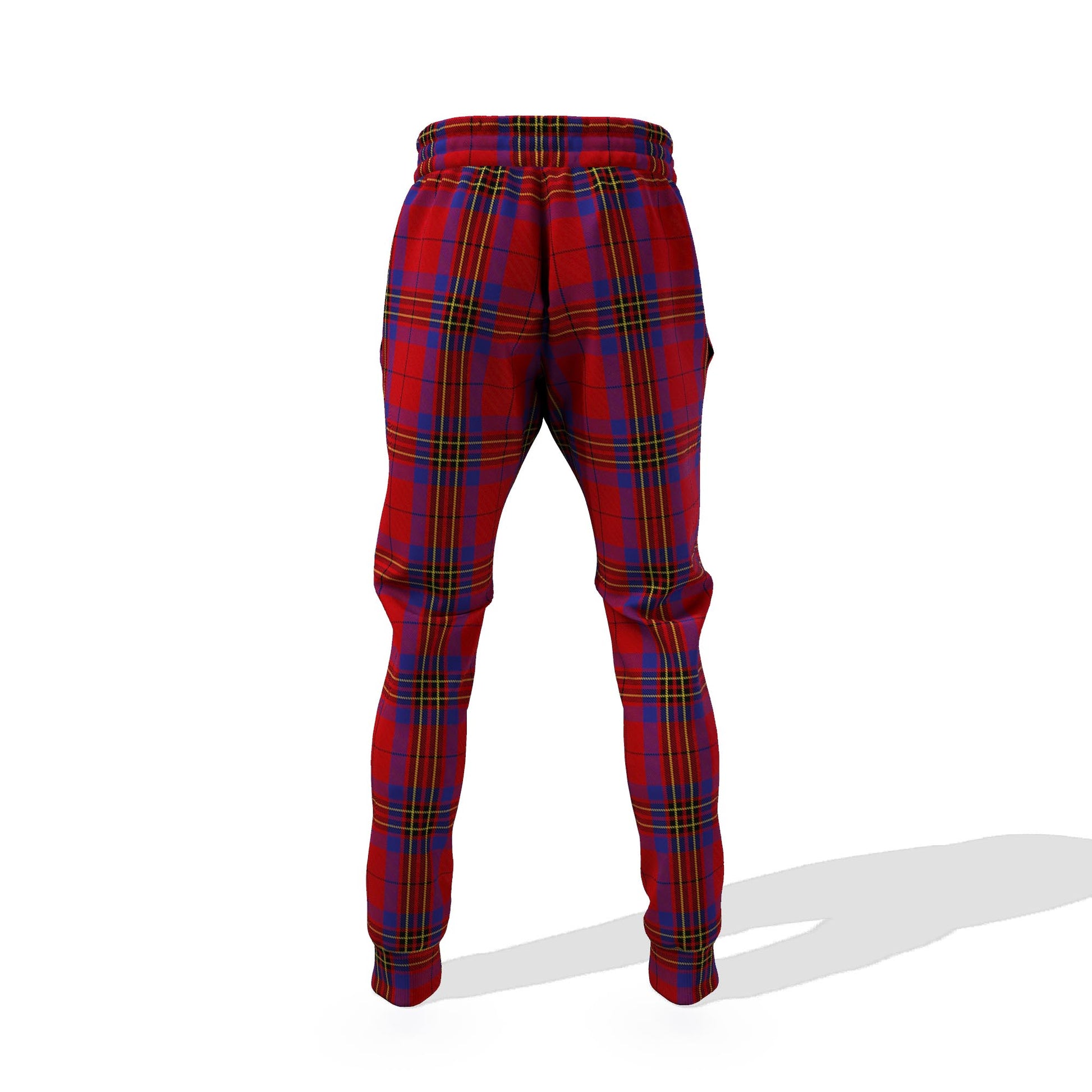 Leslie Red Tartan Joggers Pants 6XL - Tartan Vibes Clothing