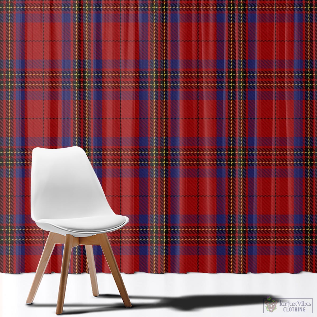 Leslie Red Tartan Window Curtain