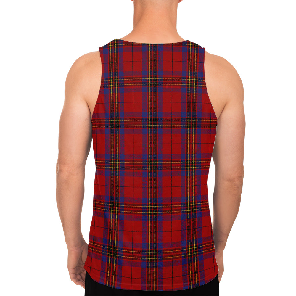 leslie-red-tartan-mens-tank-top-with-family-crest