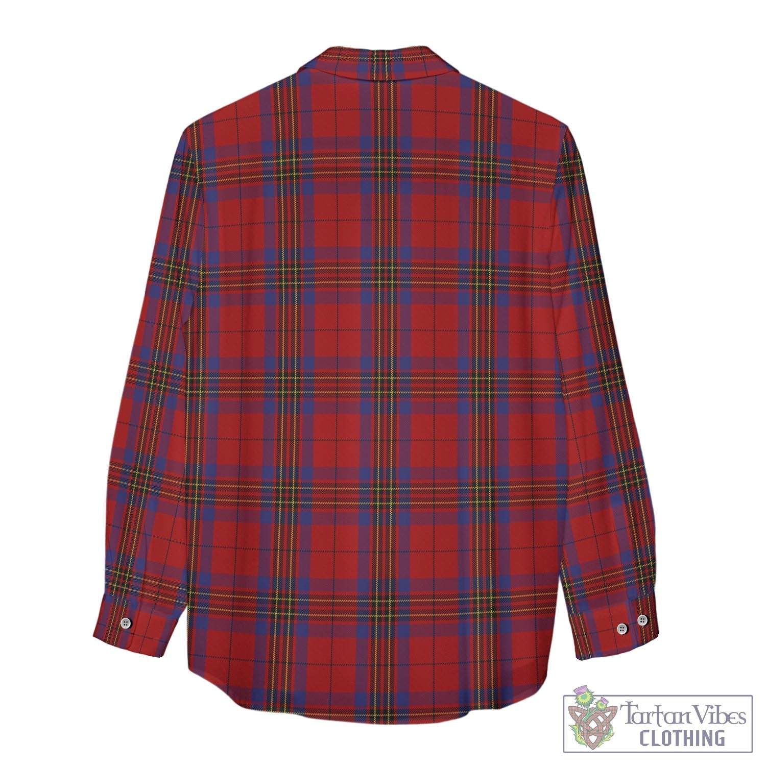 Leslie Red Tartan Womens Casual Shirt