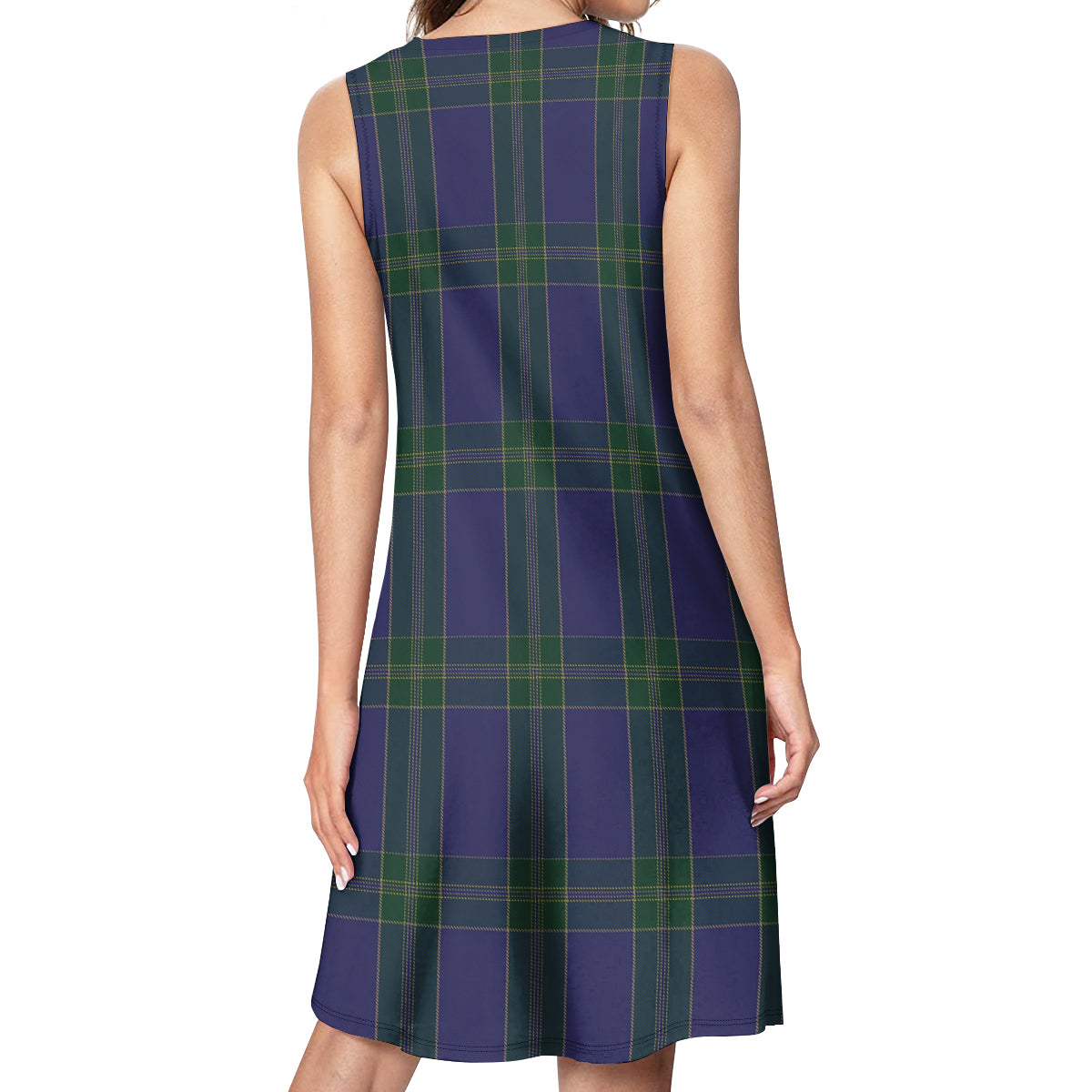 Lewis of Wales Tartan Womens Casual Dresses - Tartanvibesclothing