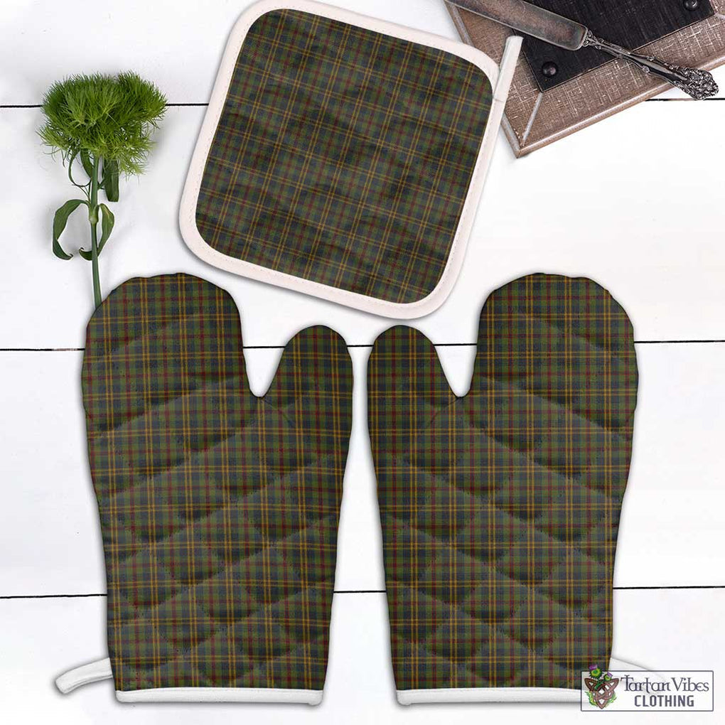 Limerick County Ireland Tartan Combo Oven Mitt & Pot-Holder White - Tartan Vibes Clothing