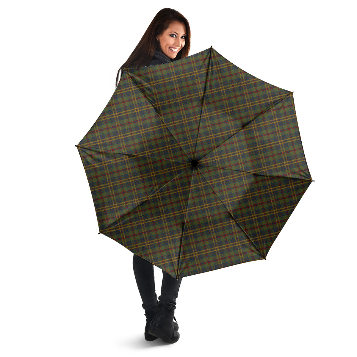 Limerick County Ireland Tartan Umbrella - Tartanvibesclothing