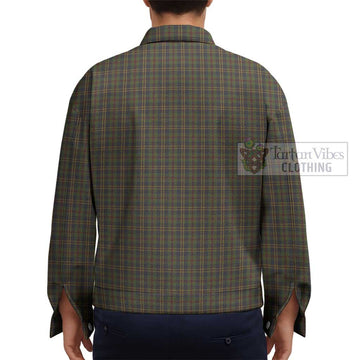 Limerick County Ireland Tartan Unisex Lapel Cotton Jacket