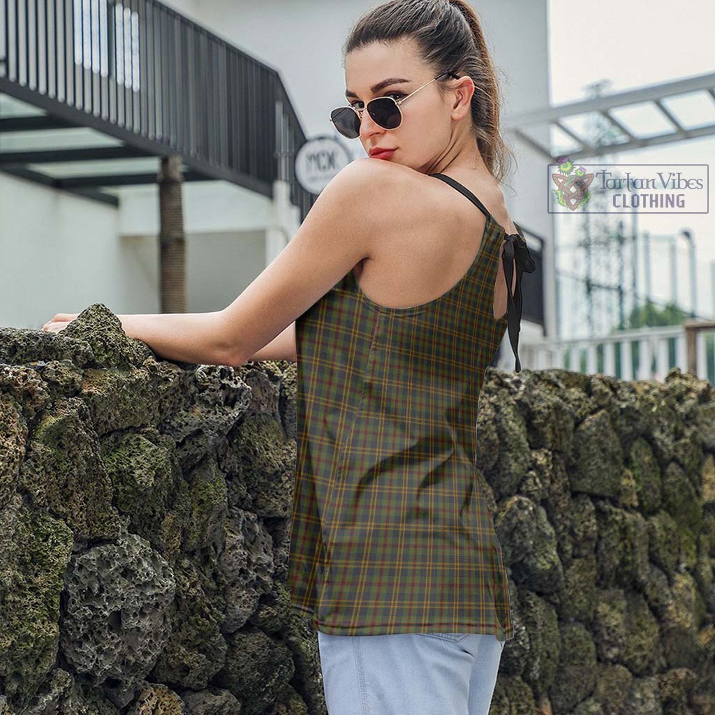 Limerick County Ireland Tartan Loose Halter Neck Camisole - Tartan Vibes Clothing