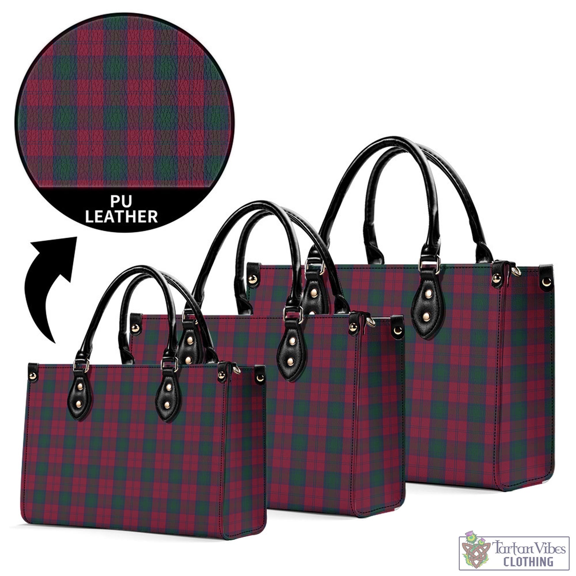 Tartan Vibes Clothing Lindsay Tartan Luxury Leather Handbags