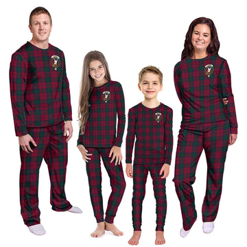 Lindsay Tartan Pajamas Family Set with Family Crest