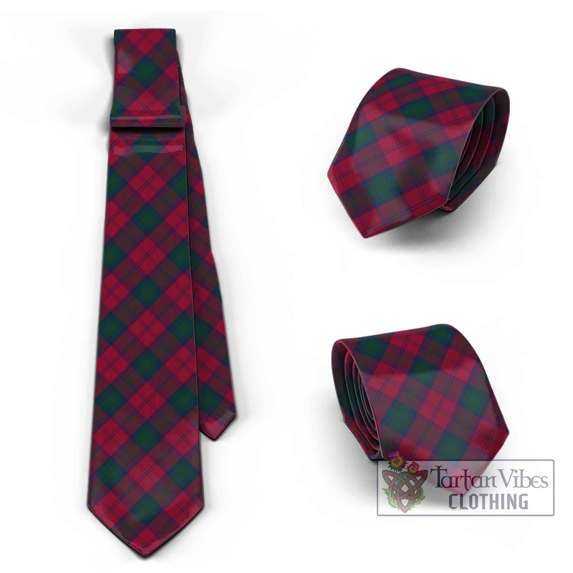 Tartan Vibes Clothing Lindsay Tartan Classic Necktie Cross Style