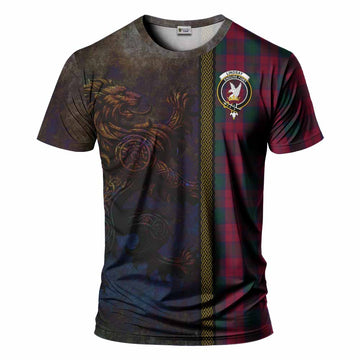 Lindsay Tartan Family Crest T-Shirt Alba Gu Brath Be Brave Lion Ancient Style Kid's Shirt - Tartan Vibes Clothing